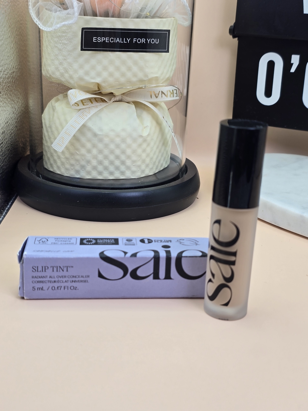 Saie Slip Tint Radiant All-Over Concealer — Beige